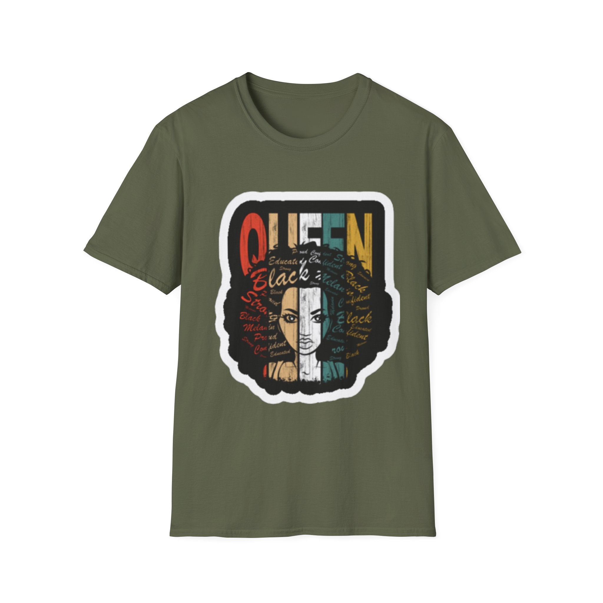 Queen Afro T-Shirt — Black History Empowerment Tee