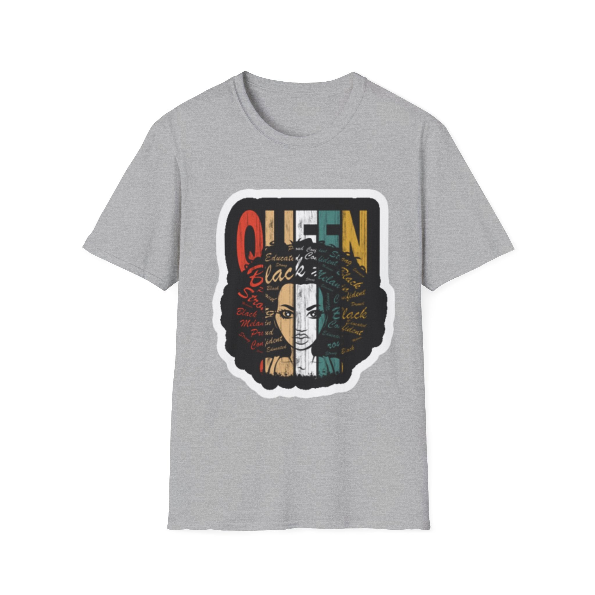 Queen Afro T-Shirt — Black History Empowerment Tee