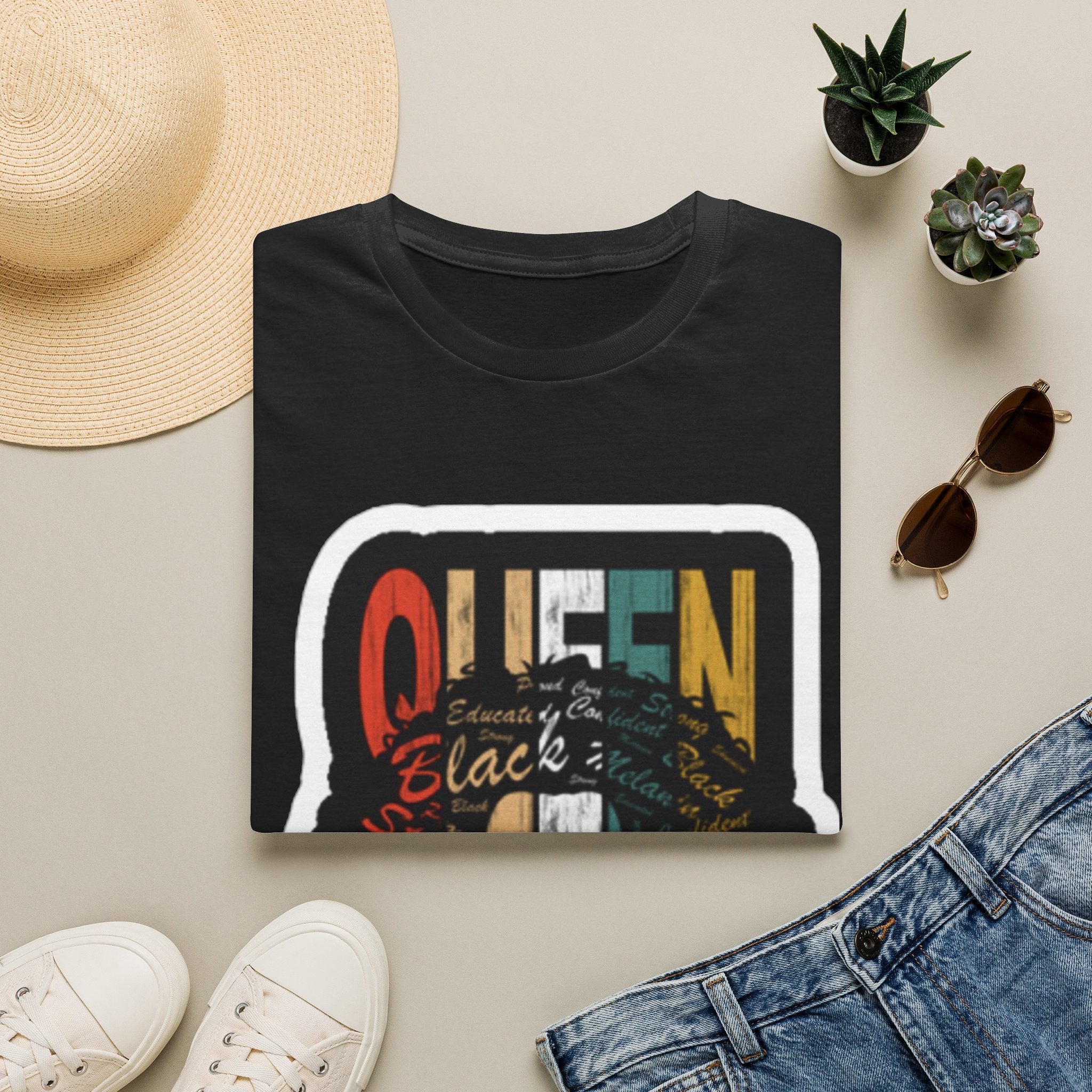 Queen Afro T-Shirt — Black History Empowerment Tee