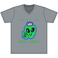 Alien Peace Sign T‑Shirt — "Take Me To Your Good Vibes" Graphic Tee
