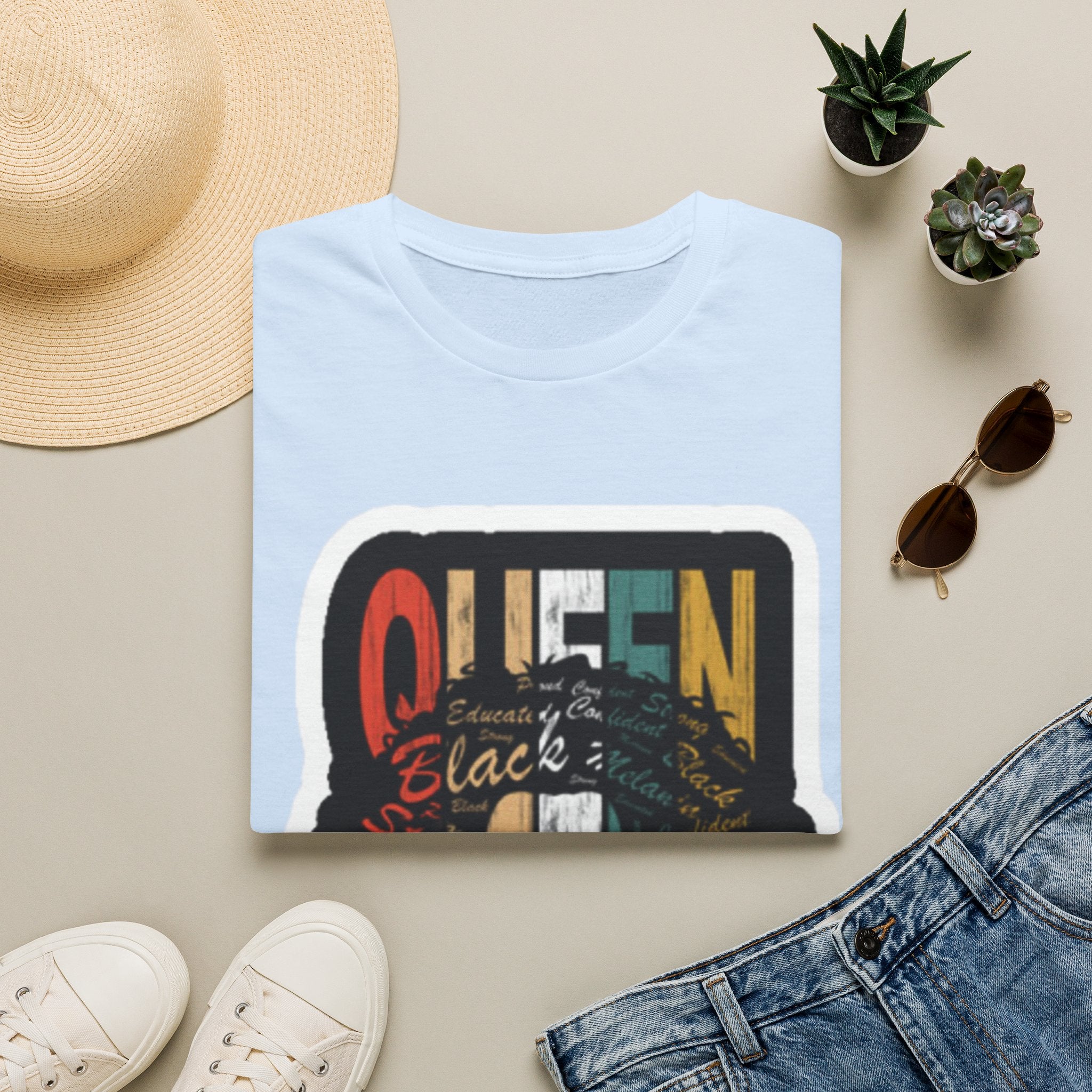 Queen Afro T-Shirt — Black History Empowerment Tee
