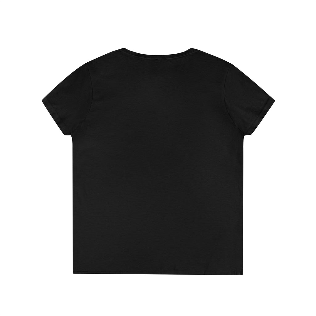 Vintage Poolside Photo V-Neck Tee — Retro Summer Vacation Graphic T-Shirt