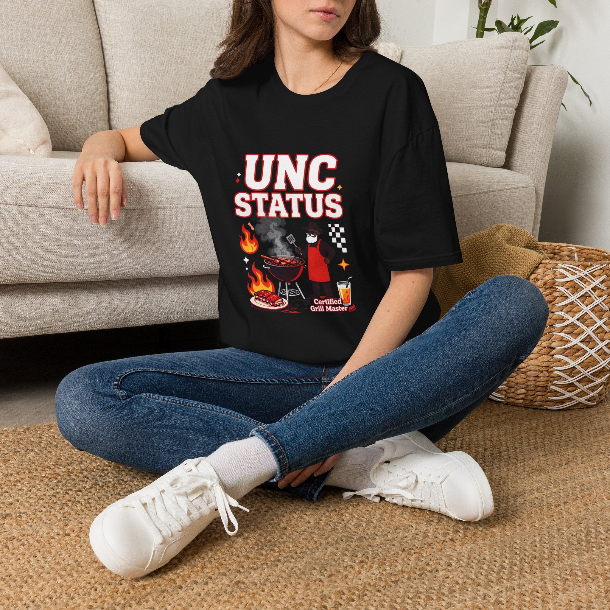 UNC Status T-Shirt — Funny Uncle Cooking/BBQ Graphic Tee
