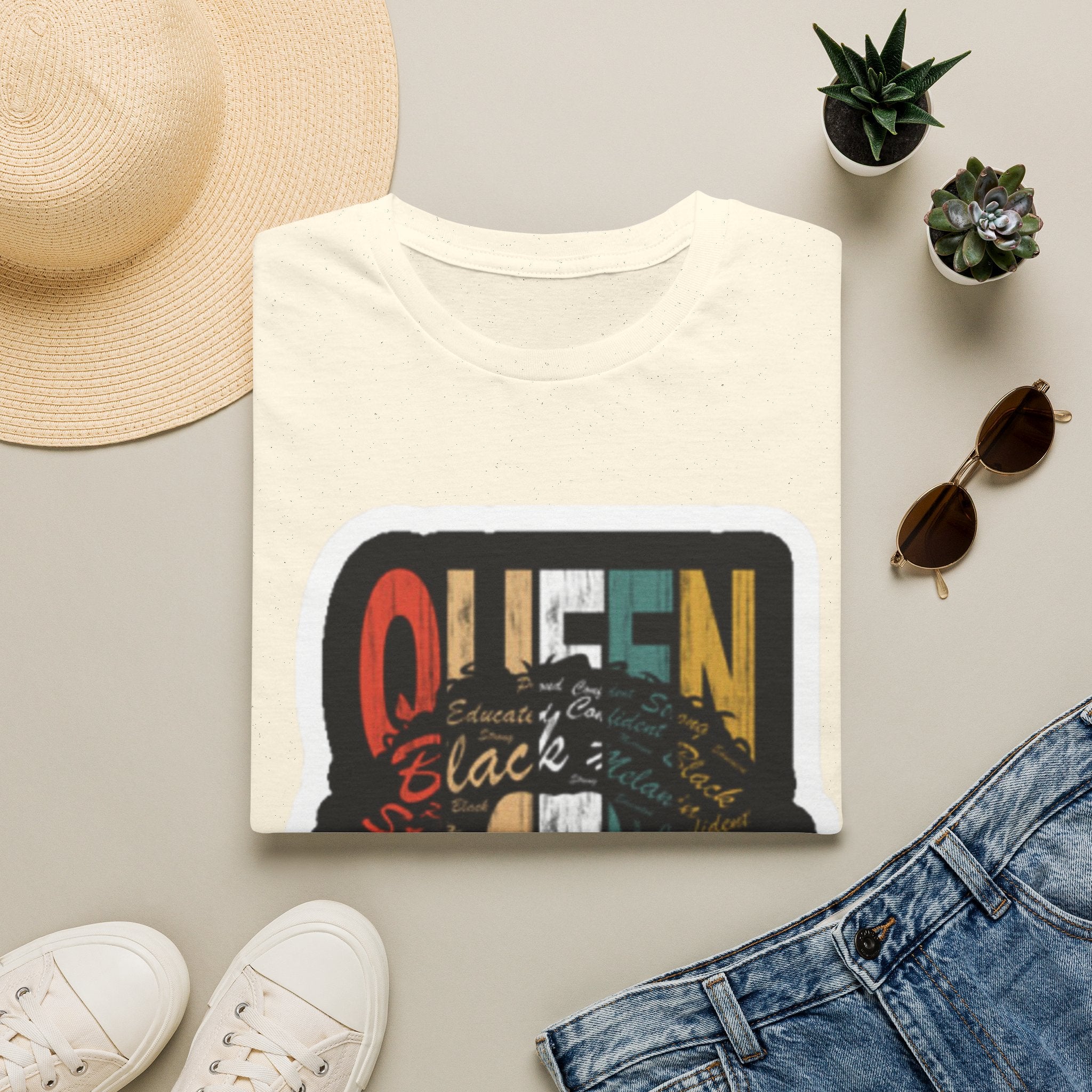 Queen Afro T-Shirt — Black History Empowerment Tee