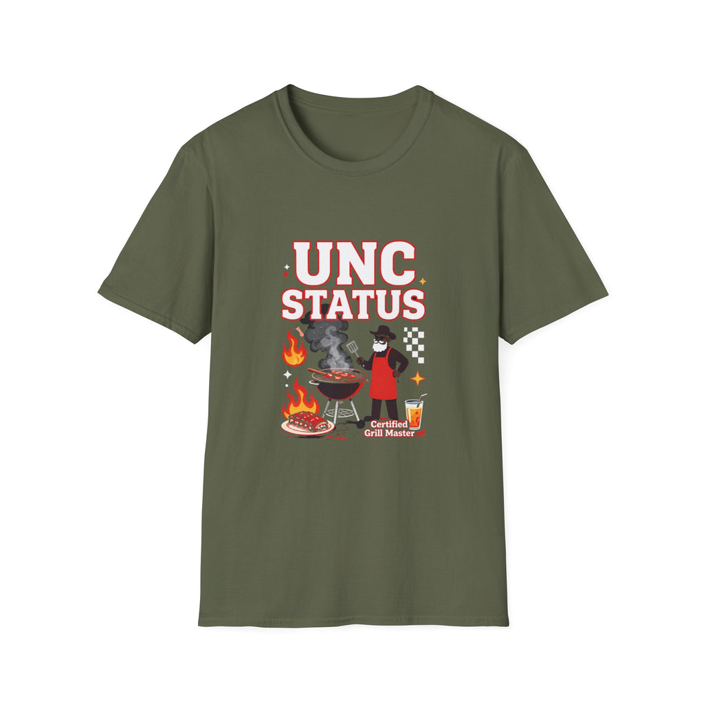 UNC Status T-Shirt — Funny Uncle Cooking/BBQ Graphic Tee