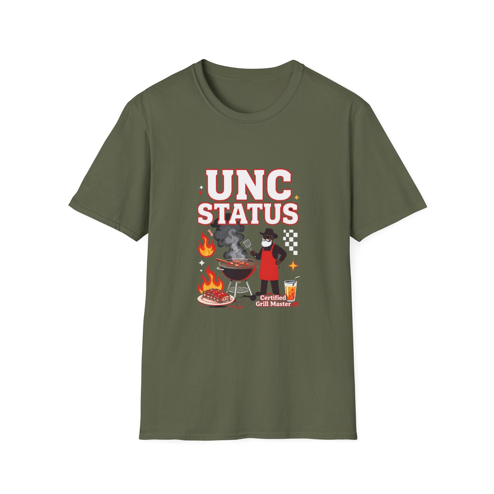 UNC Status T-Shirt — Funny Uncle Cooking/BBQ Graphic Tee