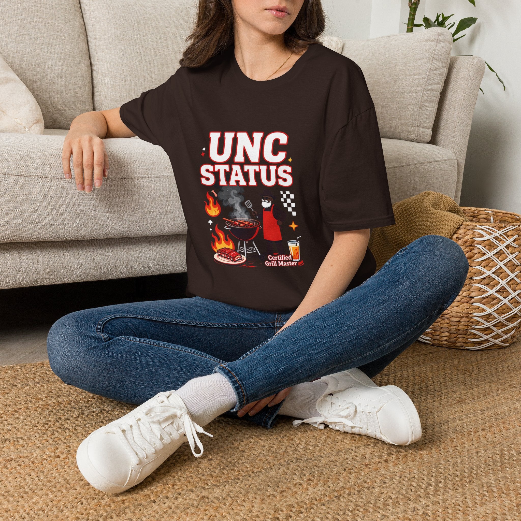 UNC Status T-Shirt — Funny Uncle Cooking/BBQ Graphic Tee