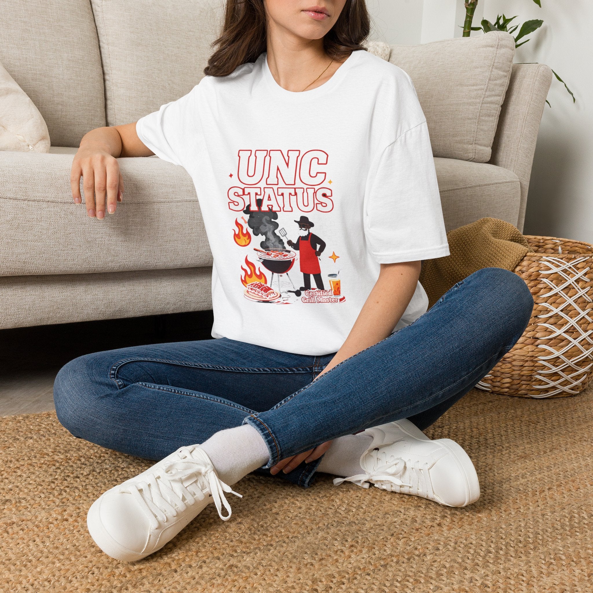 UNC Status T-Shirt — Funny Uncle Cooking/BBQ Graphic Tee