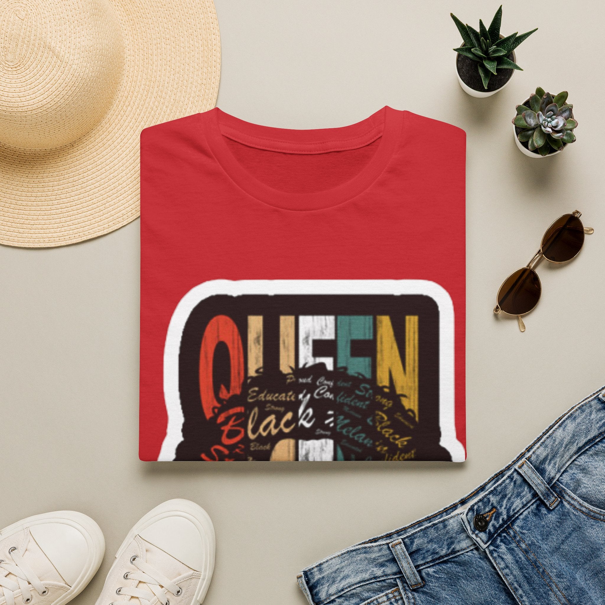 Queen Afro T-Shirt — Black History Empowerment Tee
