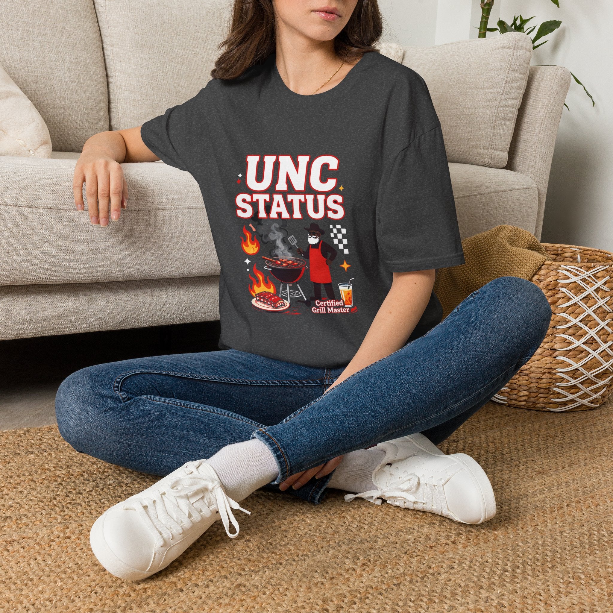 UNC Status T-Shirt — Funny Uncle Cooking/BBQ Graphic Tee
