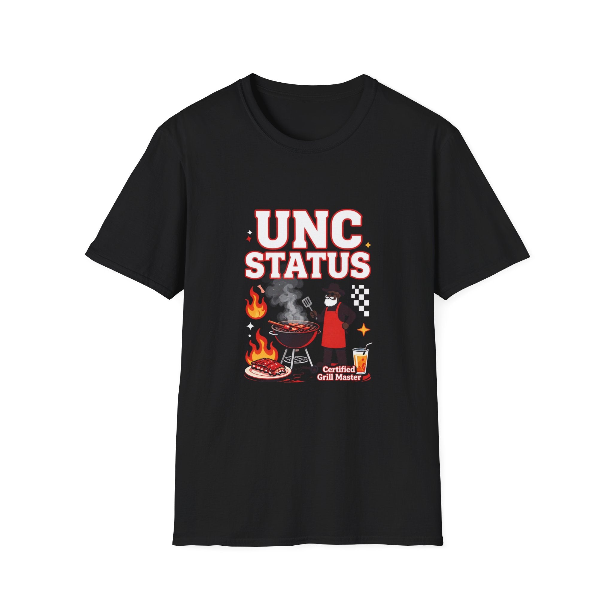 UNC Status T-Shirt — Funny Uncle Cooking/BBQ Graphic Tee
