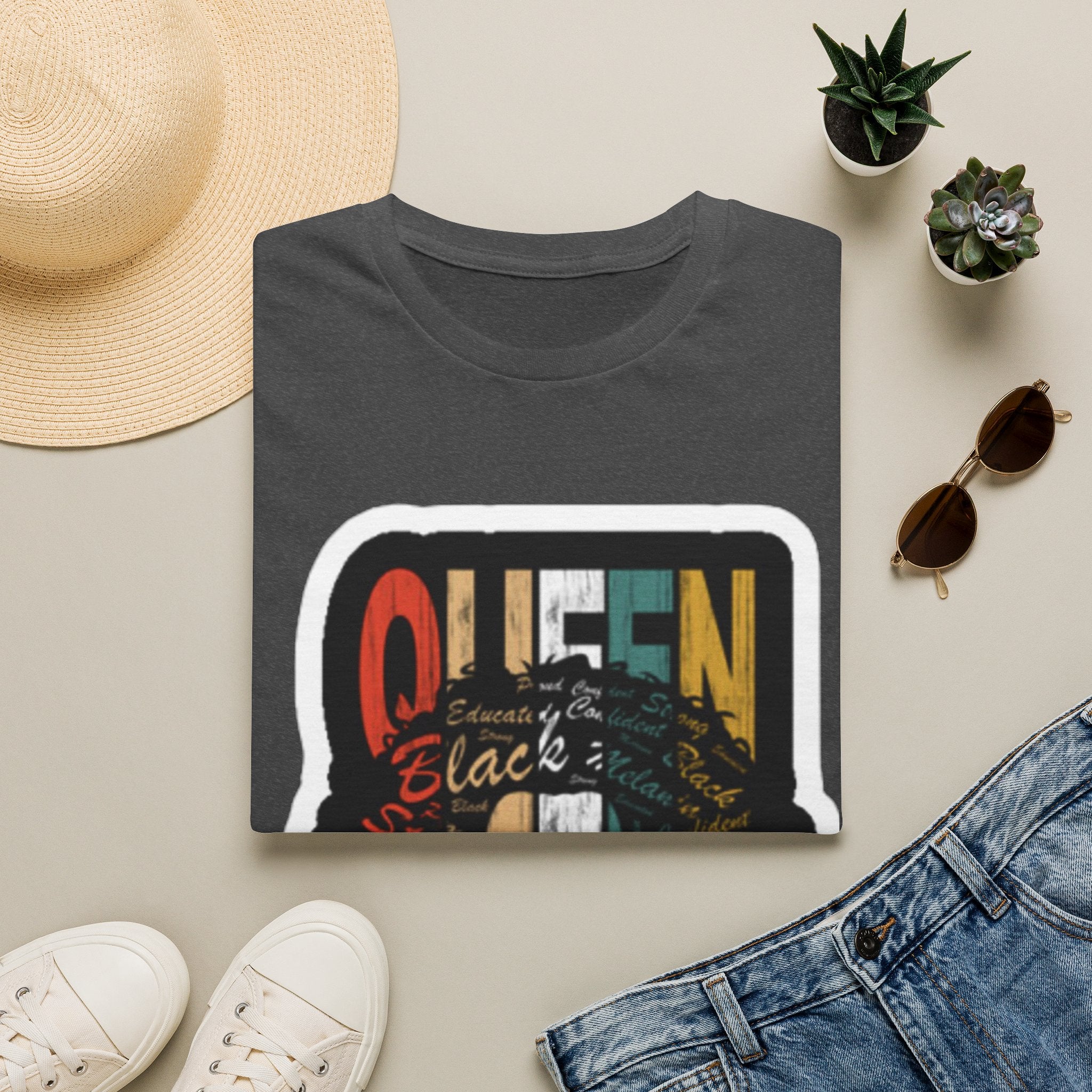 Queen Afro T-Shirt — Black History Empowerment Tee