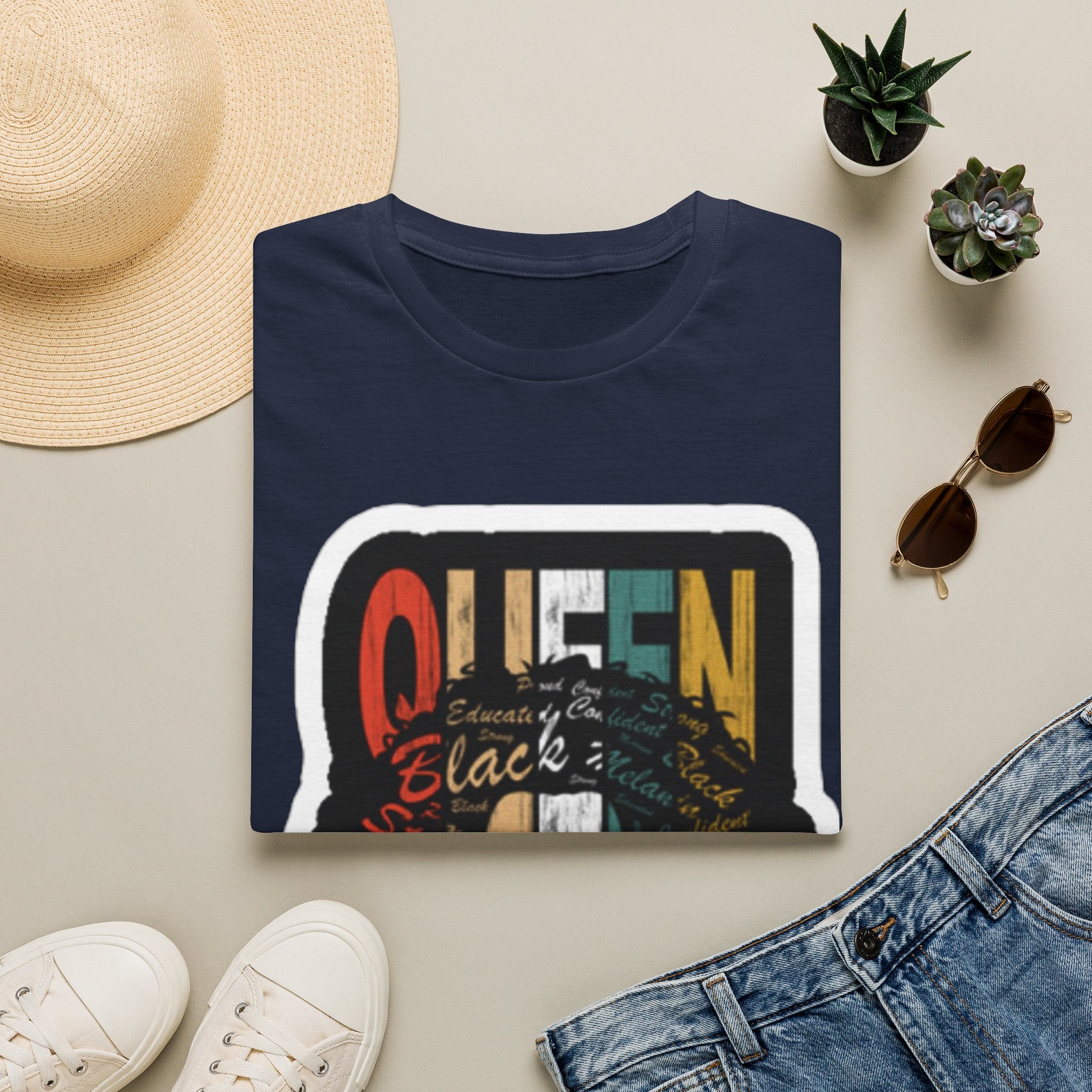 Queen Afro T-Shirt — Black History Empowerment Tee